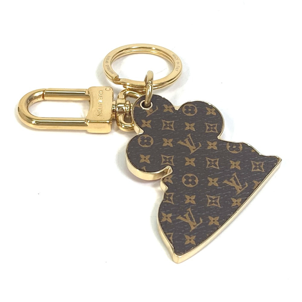 LOUIS VUITTON Bag charm M69860 metal gold Porto Cle Charm Vivienne Key ring unisex(Unisex)  d