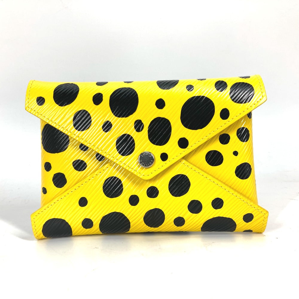 LOUIS VUITTON Clutch bag M81959 Epi Leather black yellow red Epi Yayoi Kusama LVxYK Pochette Kirigami Women  d