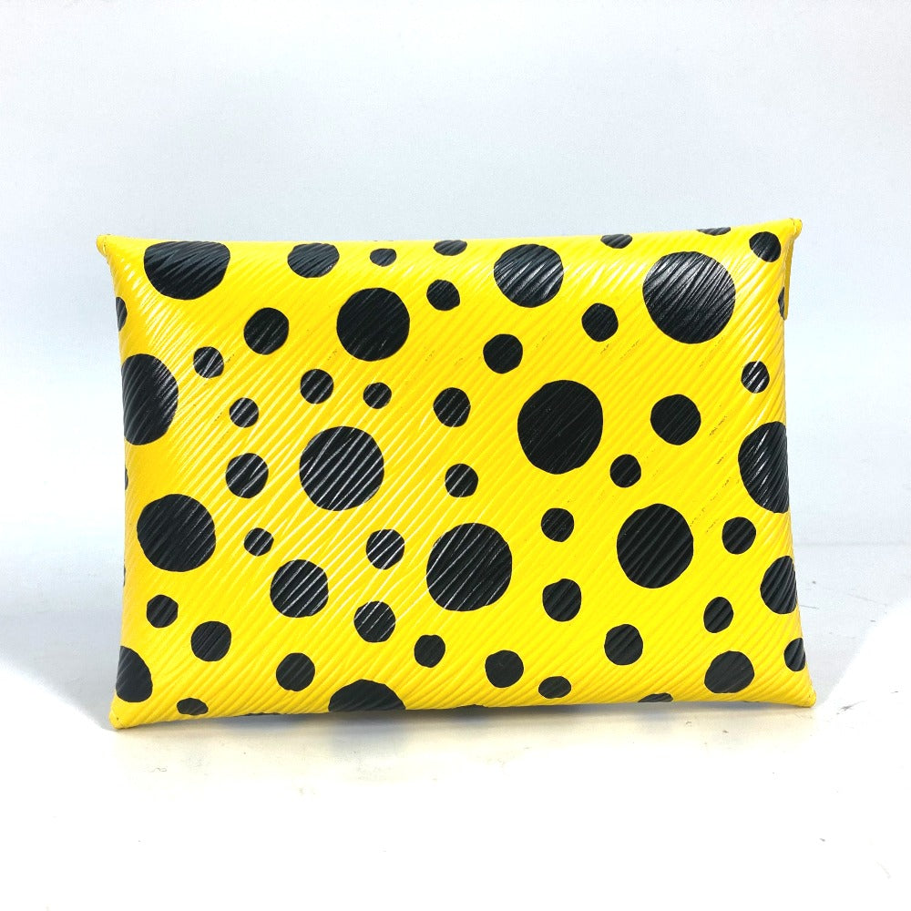 LOUIS VUITTON Clutch bag M81959 Epi Leather black yellow red Epi Yayoi Kusama LVxYK Pochette Kirigami Women  d