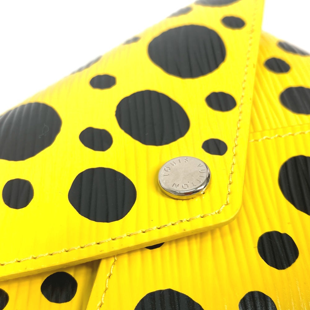 LOUIS VUITTON Clutch bag M81959 Epi Leather black yellow red Epi Yayoi Kusama LVxYK Pochette Kirigami Women  d