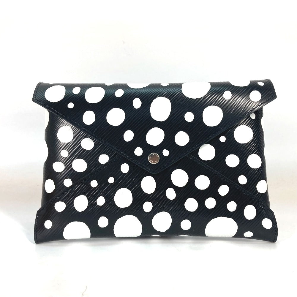 LOUIS VUITTON Clutch bag M81959 Epi Leather black yellow red Epi Yayoi Kusama LVxYK Pochette Kirigami Women  d