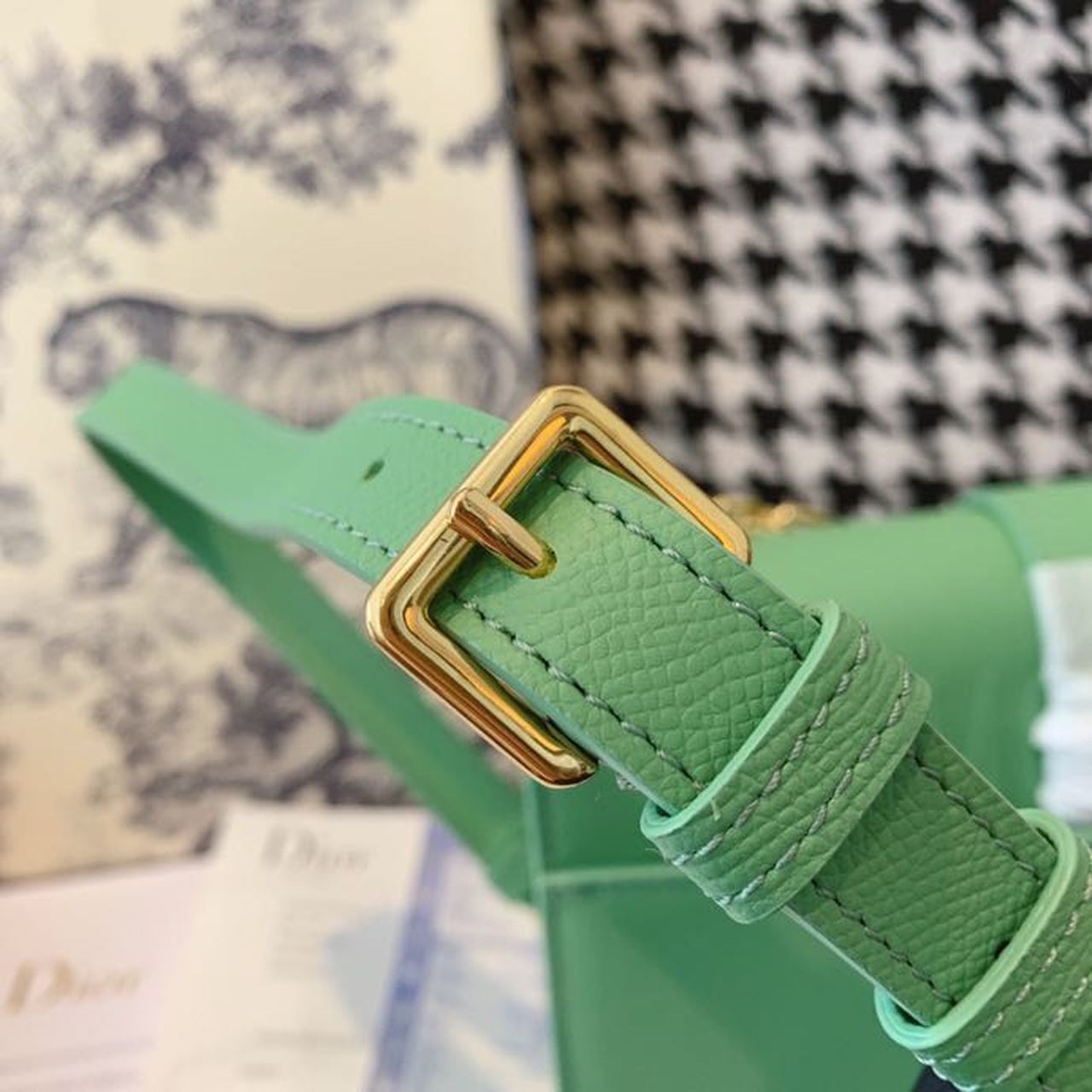 Top Quality 30 Montaigne Chained Bag Deep Mint Green Box For Women 24cm/9in CD