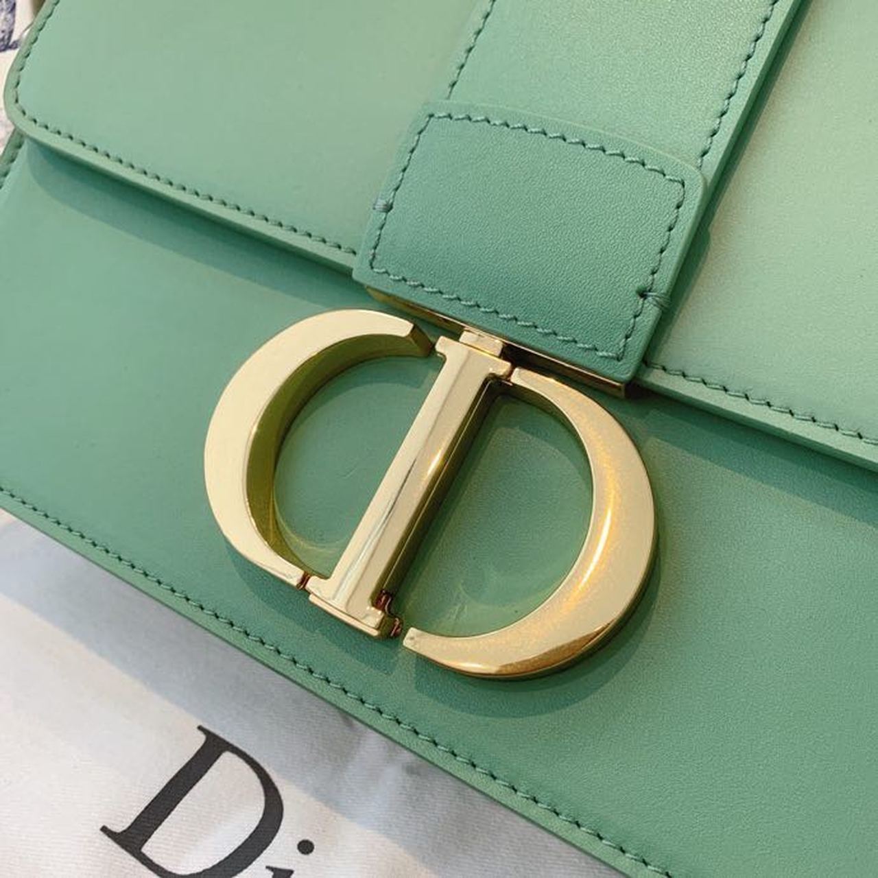 Top Quality MeTop Qualityum 30 Montaigne Bag Deep Mint Green Box For Women 24cm/9in CD