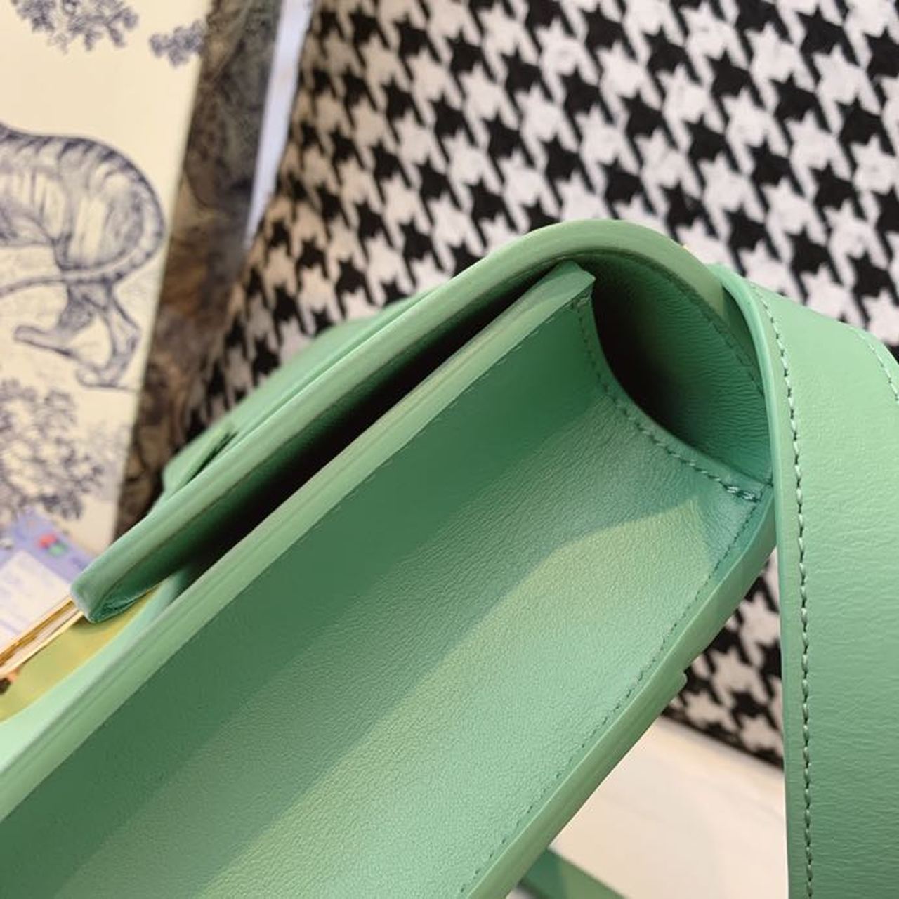 Top Quality MeTop Qualityum 30 Montaigne Bag Deep Mint Green Box For Women 24cm/9in CD