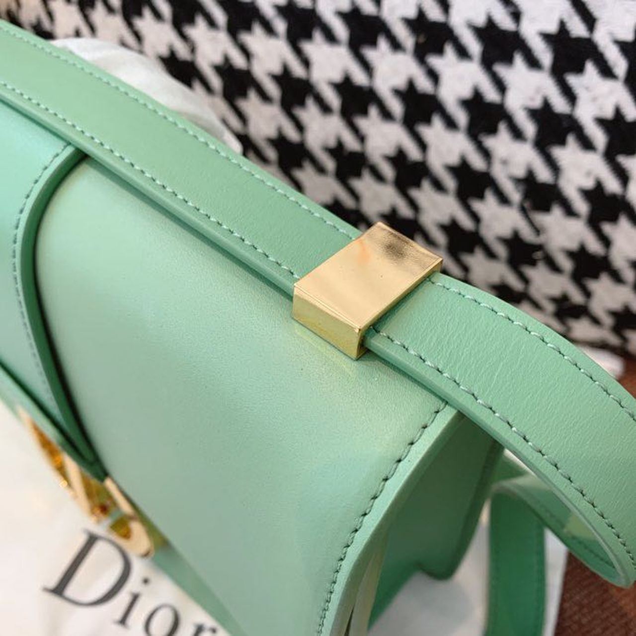 Top Quality MeTop Qualityum 30 Montaigne Bag Deep Mint Green Box For Women 24cm/9in CD