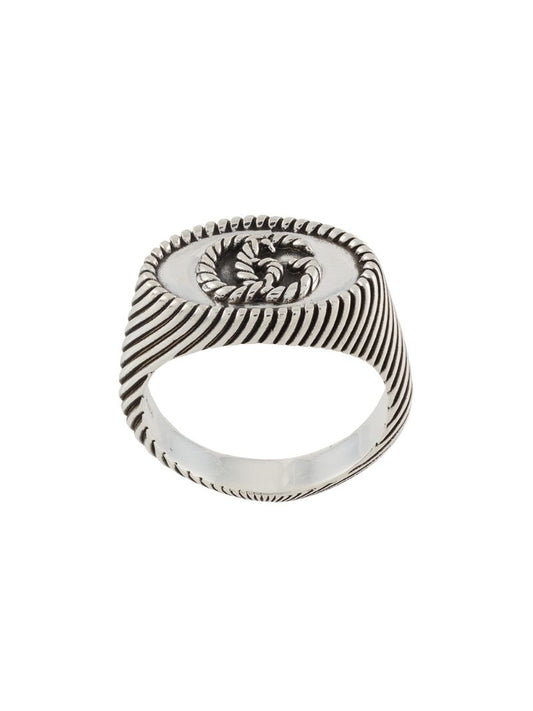 Gucci - GG twisted ring - women - Sterling Silver - 13, 14, 15, 17, 18 - SILVER