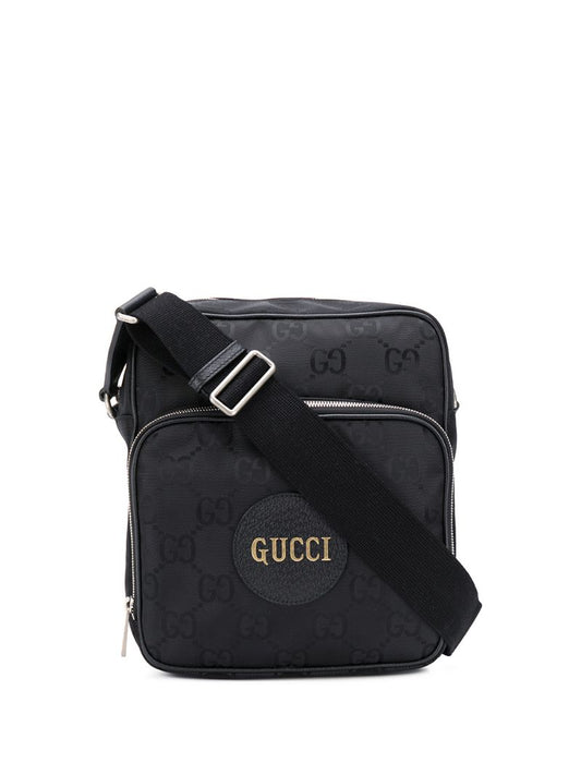 Gucci - Off The Grid GG Supreme shoulder bag - men - Cotton/Leather - One Size - Black
