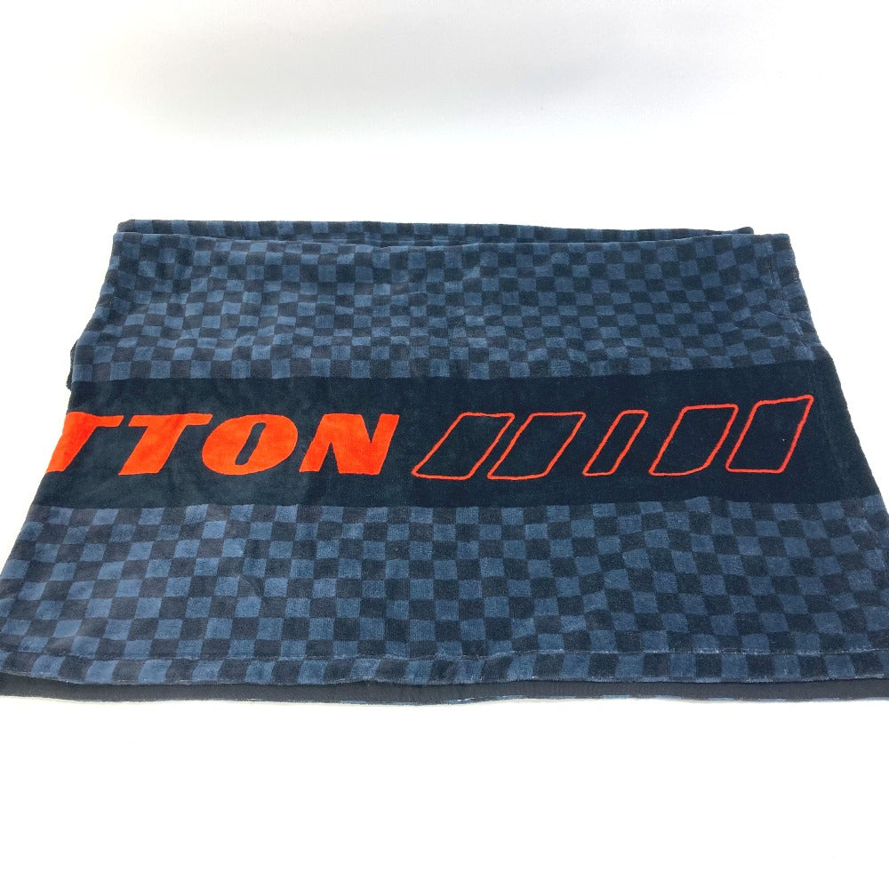 LOUIS VUITTON towel M73393 cotton Navy Damier Cobalt Dorado Bandamiye Cobalt Lace unisex(Unisex)