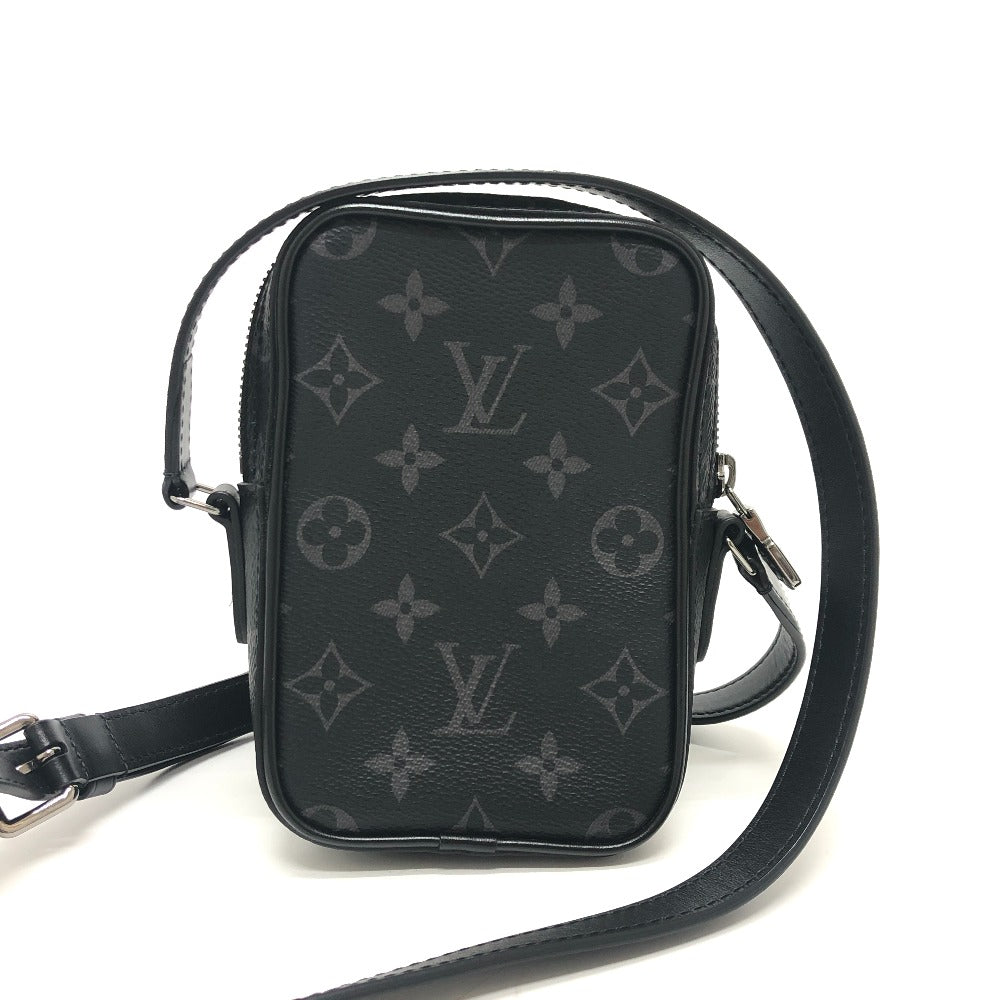 LOUIS VUITTON Shoulder Bag M45928 Monogram Eclipse Canvas black Danube PPM Trunk Print