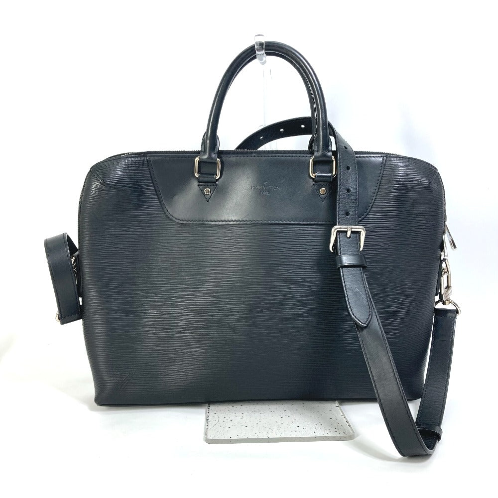 LOUIS VUITTON Business bag N50163 Epi Leather black Epi Porto Documan Jule PDJ mens  d