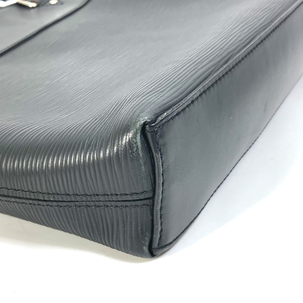 LOUIS VUITTON Business bag N50163 Epi Leather black Epi Porto Documan Jule PDJ mens  d