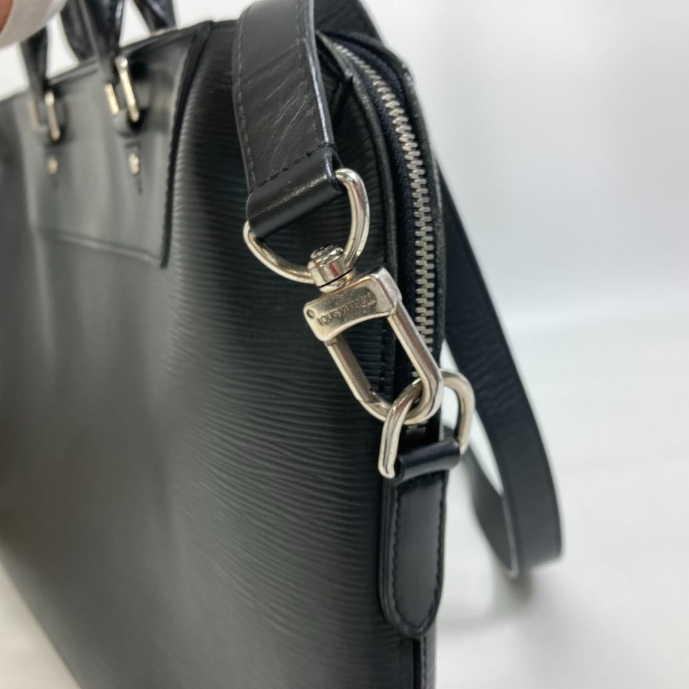 LOUIS VUITTON Business bag N50163 Epi Leather black Epi Porto Documan Jule PDJ mens  d