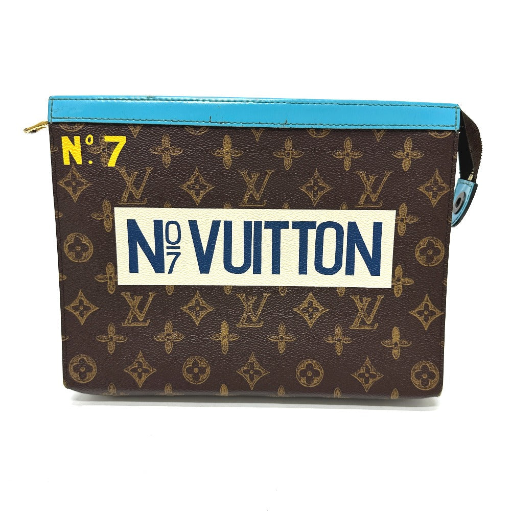 LOUIS VUITTON Clutch bag M81204 Monogram canvas Brown Monogram Pochette Voyage MM mens  d