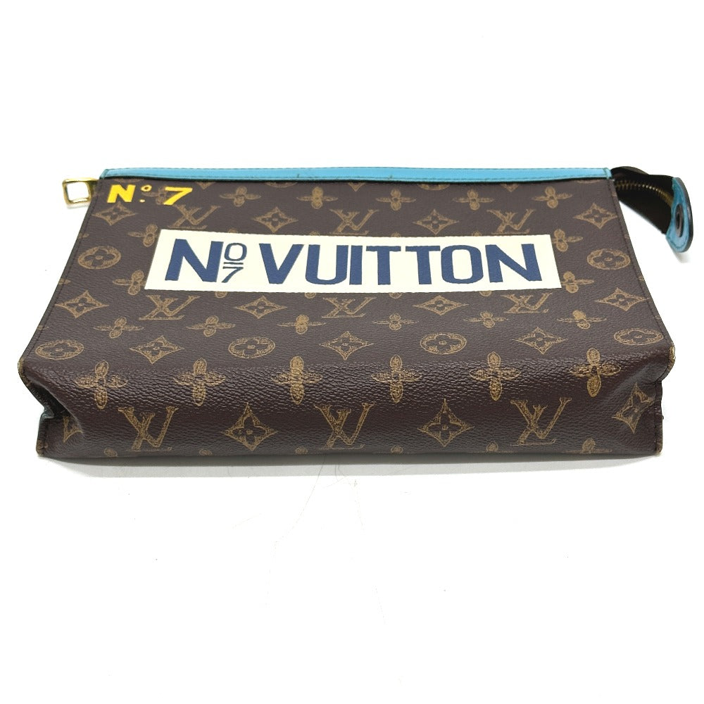 LOUIS VUITTON Clutch bag M81204 Monogram canvas Brown Monogram Pochette Voyage MM mens  d