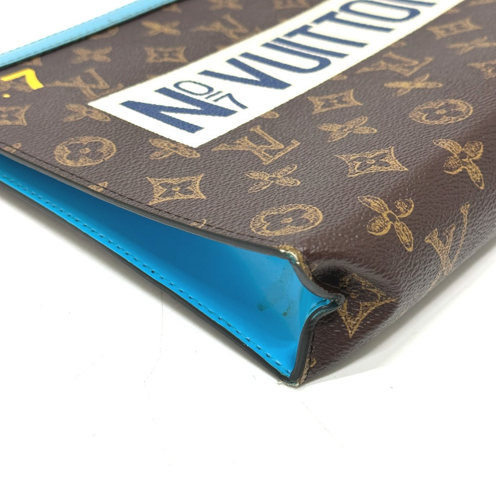 LOUIS VUITTON Clutch bag M81204 Monogram canvas Brown Monogram Pochette Voyage MM mens  d