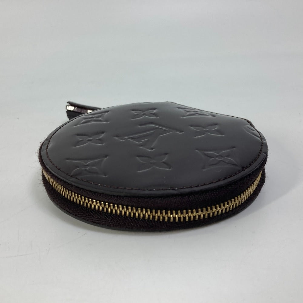 LOUIS VUITTON Coin case M91386 Monogram Vernis purple Monogram Vernis portomone ecruil Women  d