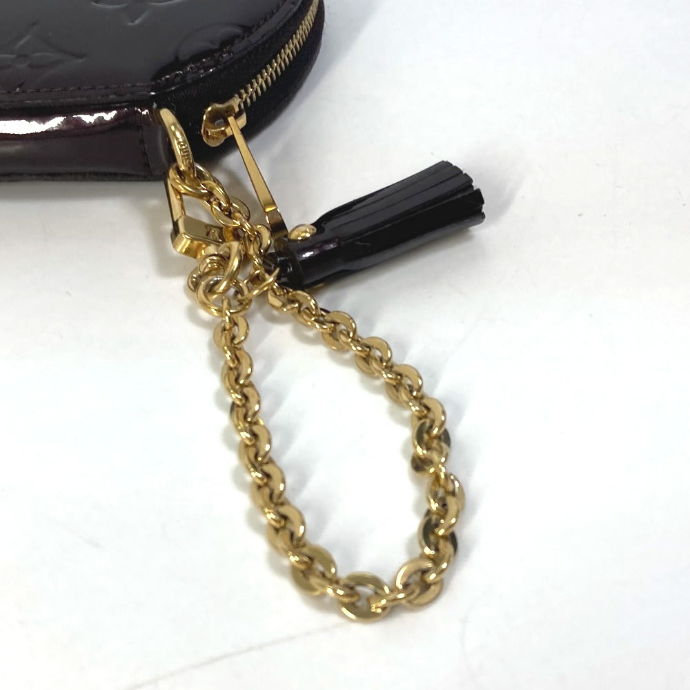 LOUIS VUITTON Coin case M91386 Monogram Vernis purple Monogram Vernis portomone ecruil Women  d
