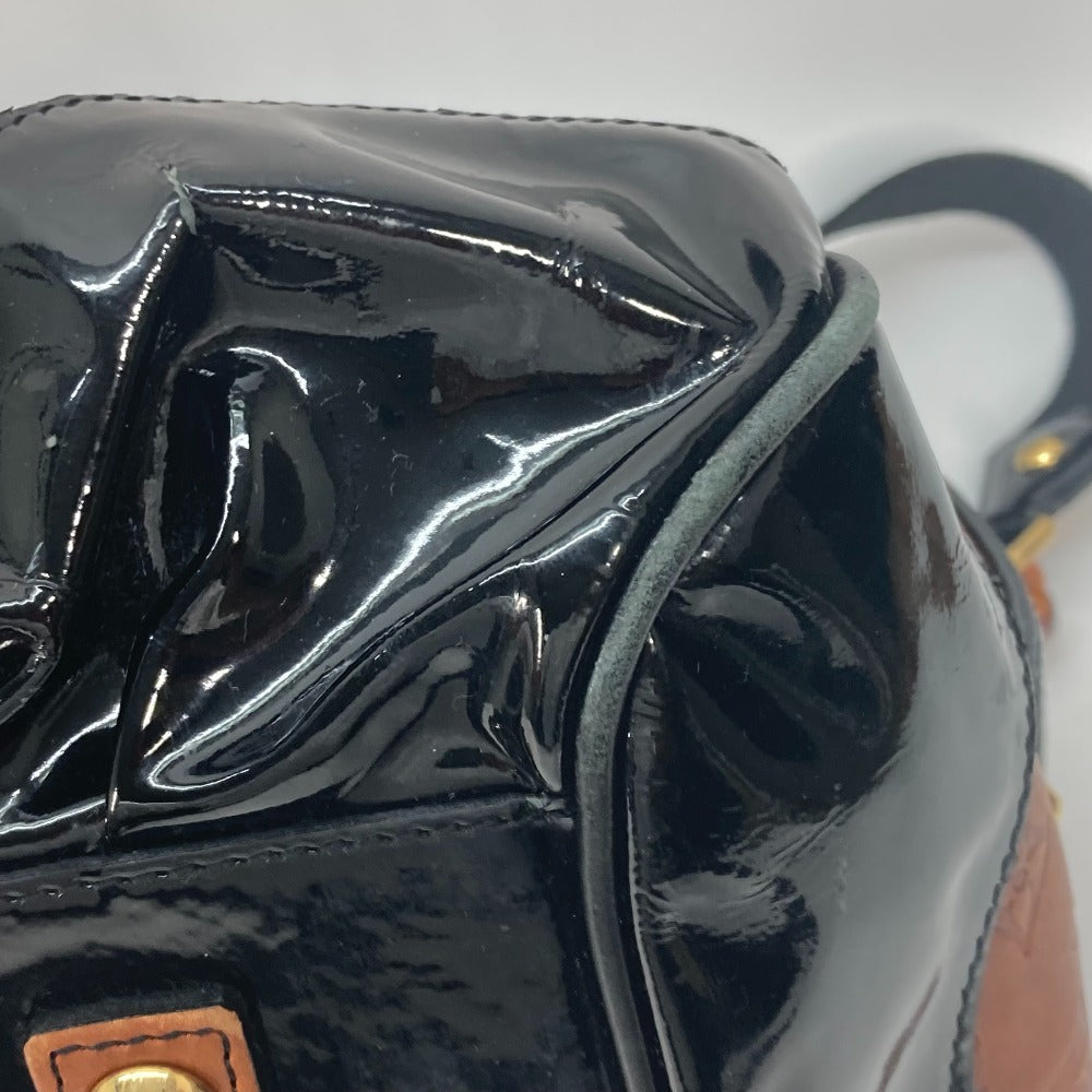LOUIS VUITTON Boston Duffel bag M95299 Leather / patent leather Brown Monogram emboss Stephen Women  d