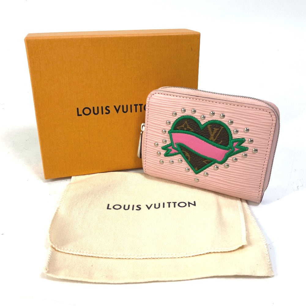 LOUIS VUITTON Coin case M63723 Epi Leather pink epi stories Zip around purse Women  d