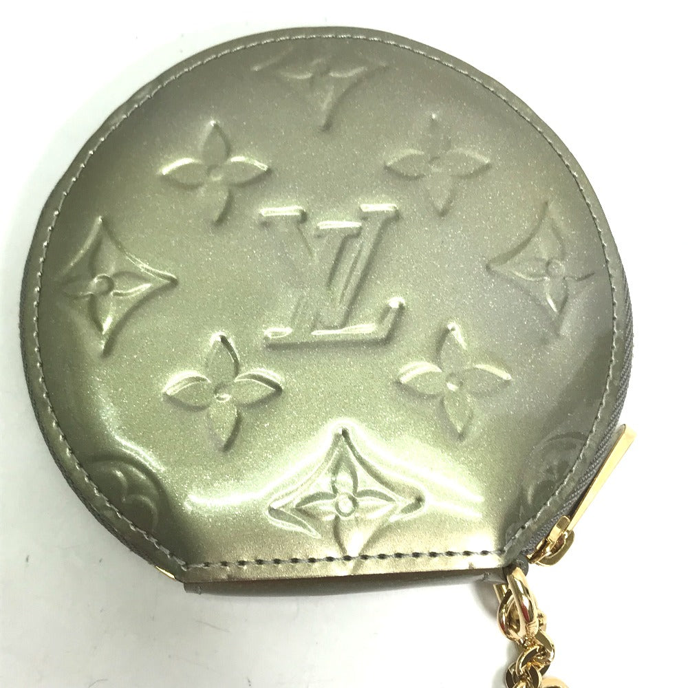 LOUIS VUITTON Coin case M91387 Monogram Vernis Silver Monogram Vernis portomone cock Women  d