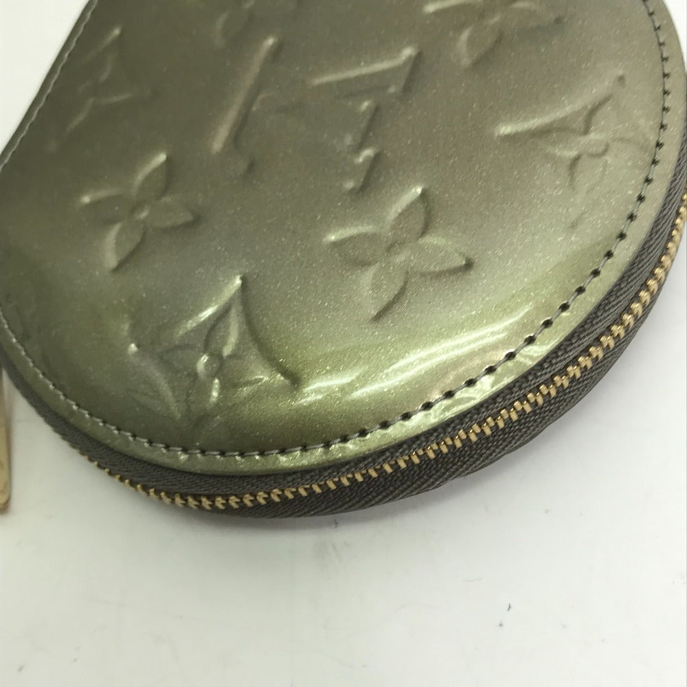 LOUIS VUITTON Coin case M91387 Monogram Vernis Silver Monogram Vernis portomone cock Women  d