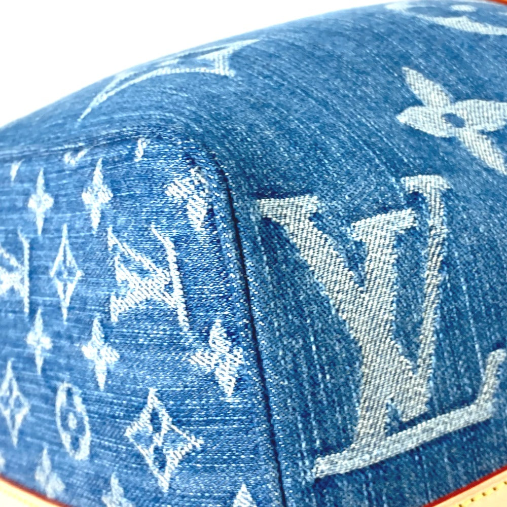 LOUIS VUITTON Boston Duffel bag M24315 Monogram denim blue New LV Remix Keepall ?bandouliere 45