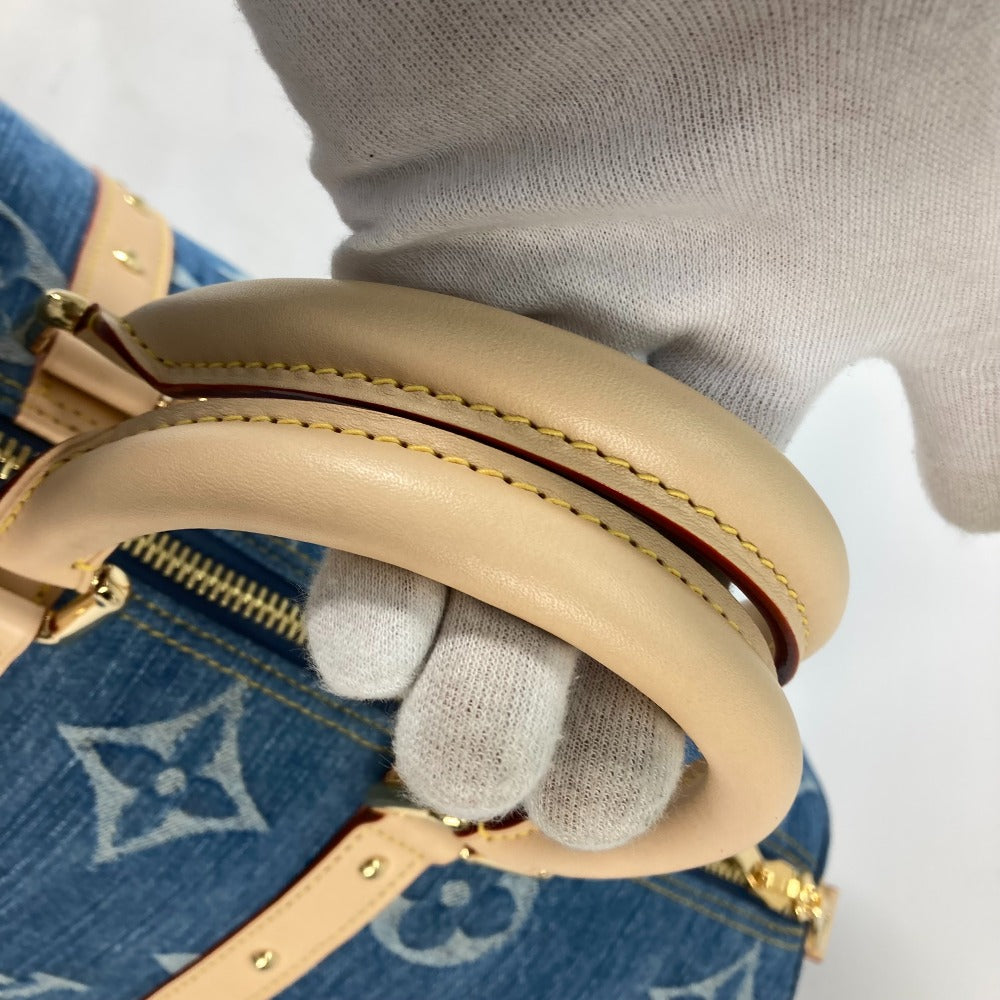 LOUIS VUITTON Boston Duffel bag M24315 Monogram denim blue New LV Remix Keepall ?bandouliere 45