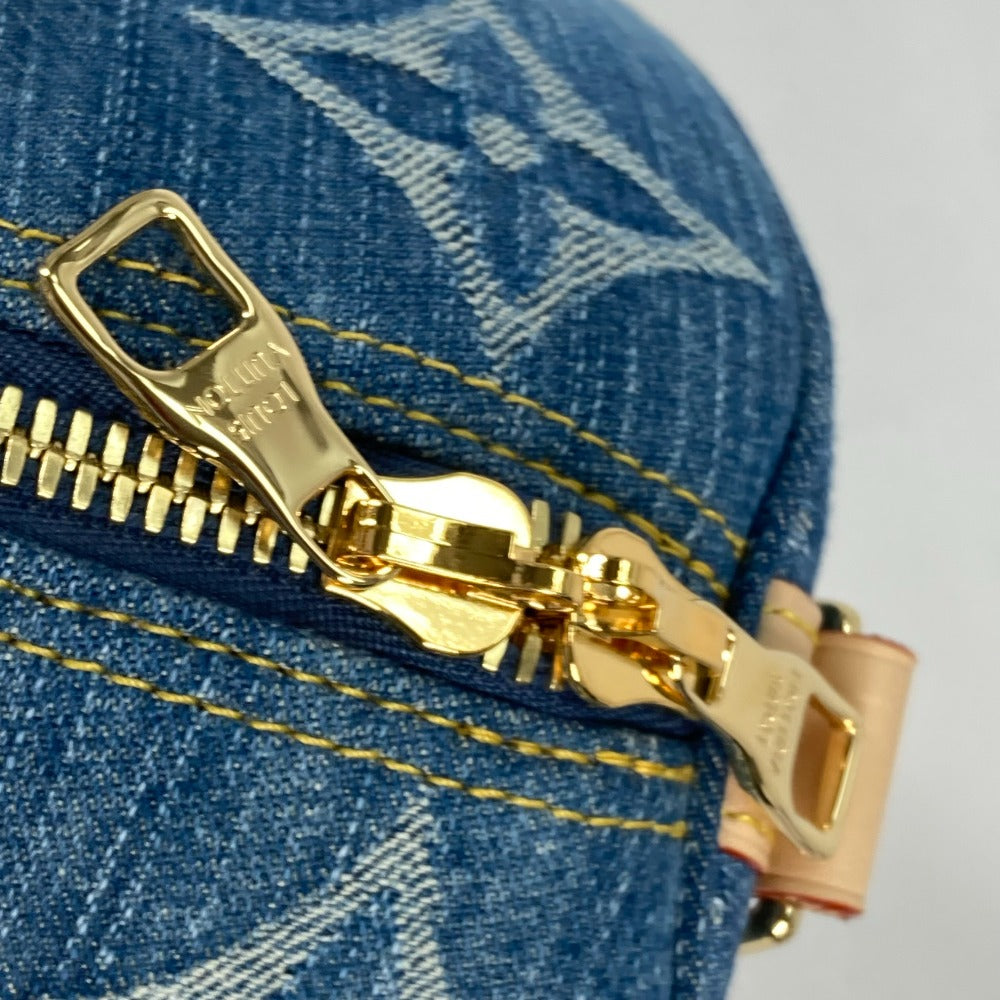 LOUIS VUITTON Boston Duffel bag M24315 Monogram denim blue New LV Remix Keepall ?bandouliere 45