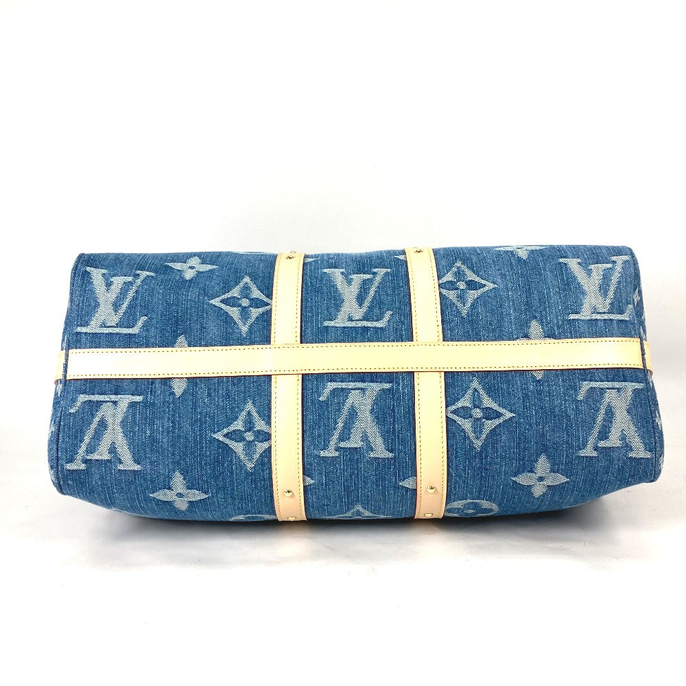 LOUIS VUITTON Boston Duffel bag M24315 Monogram denim blue New LV Remix Keepall ?bandouliere 45