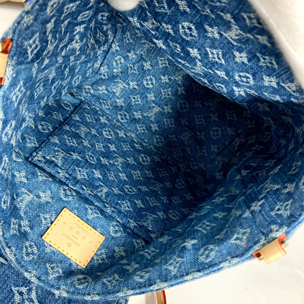 LOUIS VUITTON Backpack M46836 Monogram denim blue New LV Remix Venice Women  d