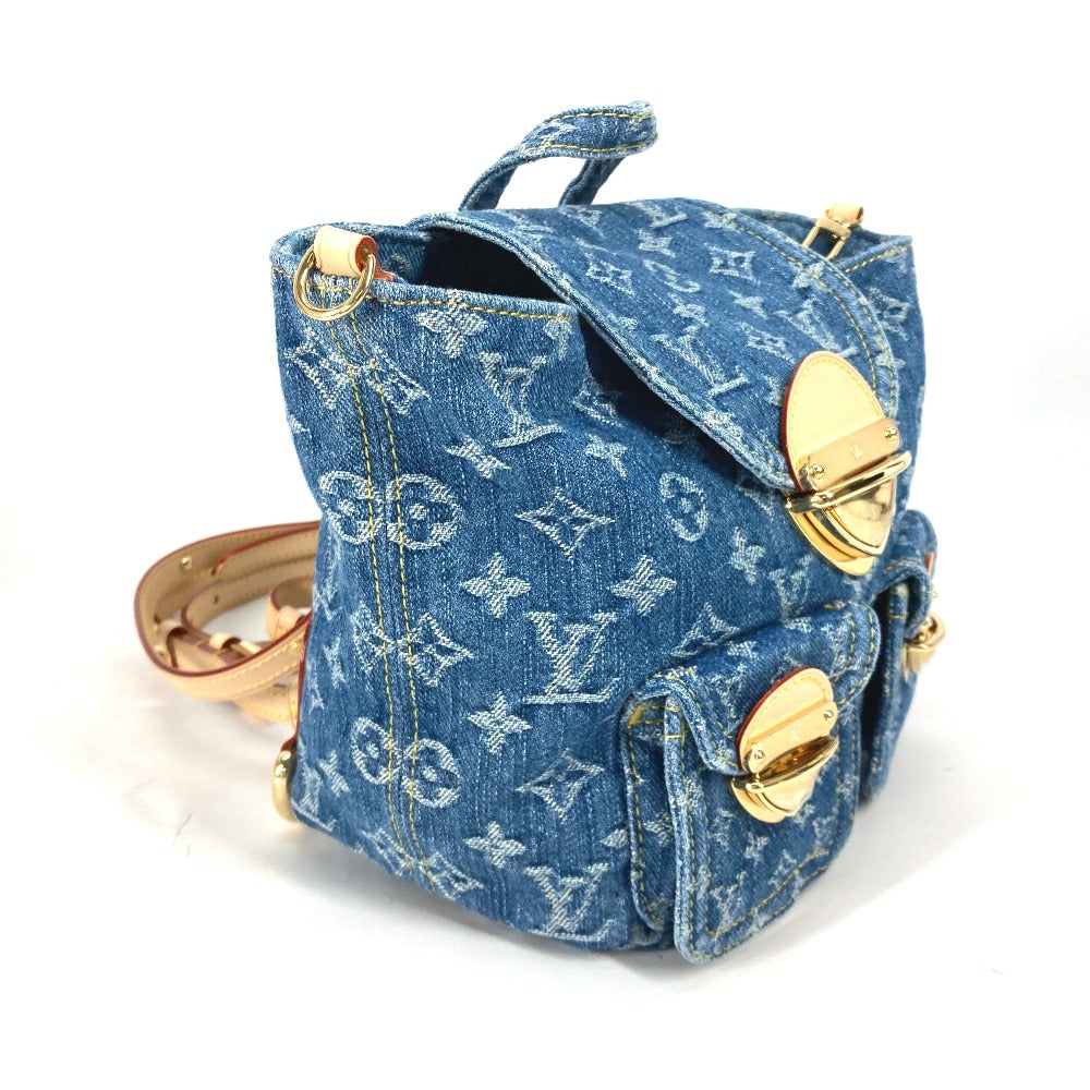 LOUIS VUITTON Backpack M46836 Monogram denim blue New LV Remix Venice Women  d