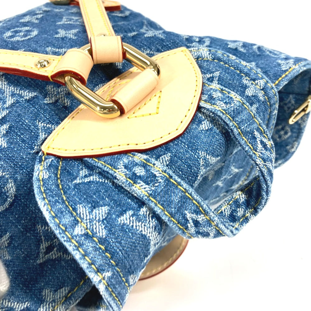 LOUIS VUITTON Backpack M46836 Monogram denim blue New LV Remix Venice Women  d