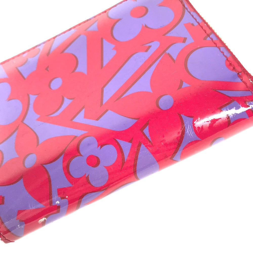 LOUIS VUITTON Coin case M90130 Patent leather purple 2014 Valentine Sweet Monogram Zip around purse Women  d