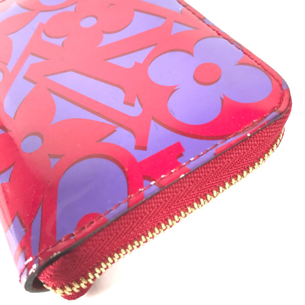 LOUIS VUITTON Coin case M90130 Patent leather purple 2014 Valentine Sweet Monogram Zip around purse Women  d