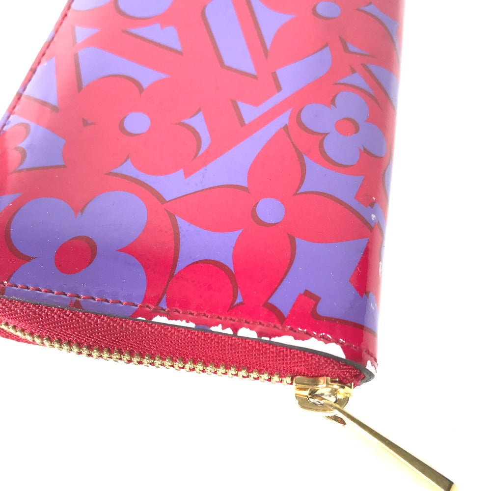 LOUIS VUITTON Coin case M90130 Patent leather purple 2014 Valentine Sweet Monogram Zip around purse Women  d