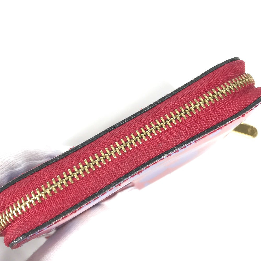 LOUIS VUITTON Coin case M90130 Patent leather purple 2014 Valentine Sweet Monogram Zip around purse Women  d