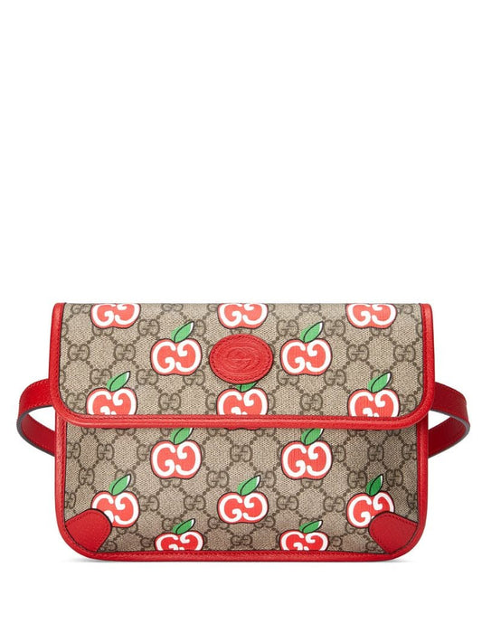 Gucci - Chinese Valentine's Day belt bag - women - Leather/Canvas - 85 - Neutrals
