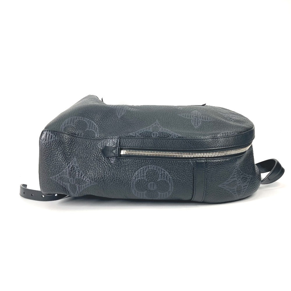 LOUIS VUITTON Backpack M57288 leather black Monogram Taurillon Clemence Shadow Armand backpack