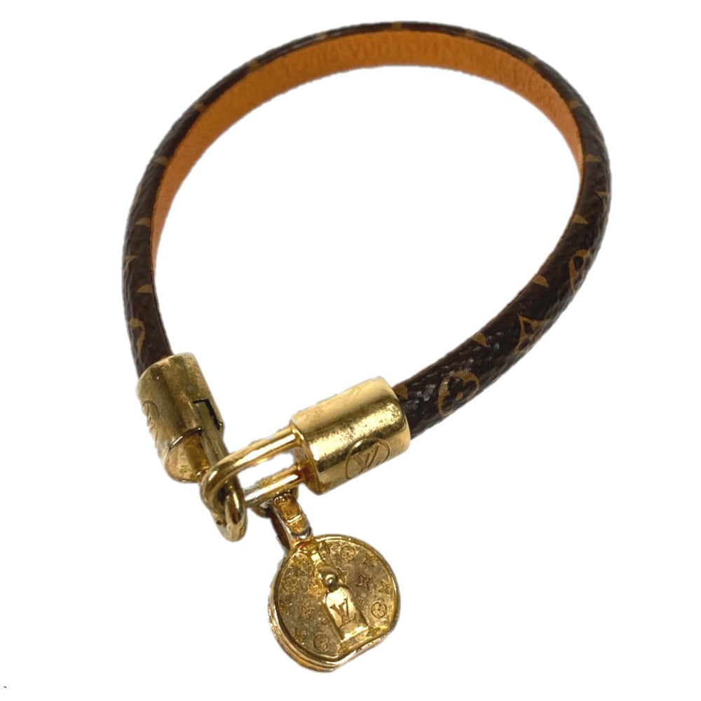 LOUIS VUITTON bracelet M6442F Monogram canvas Brown Monogram LV Tribute Bracelet Women