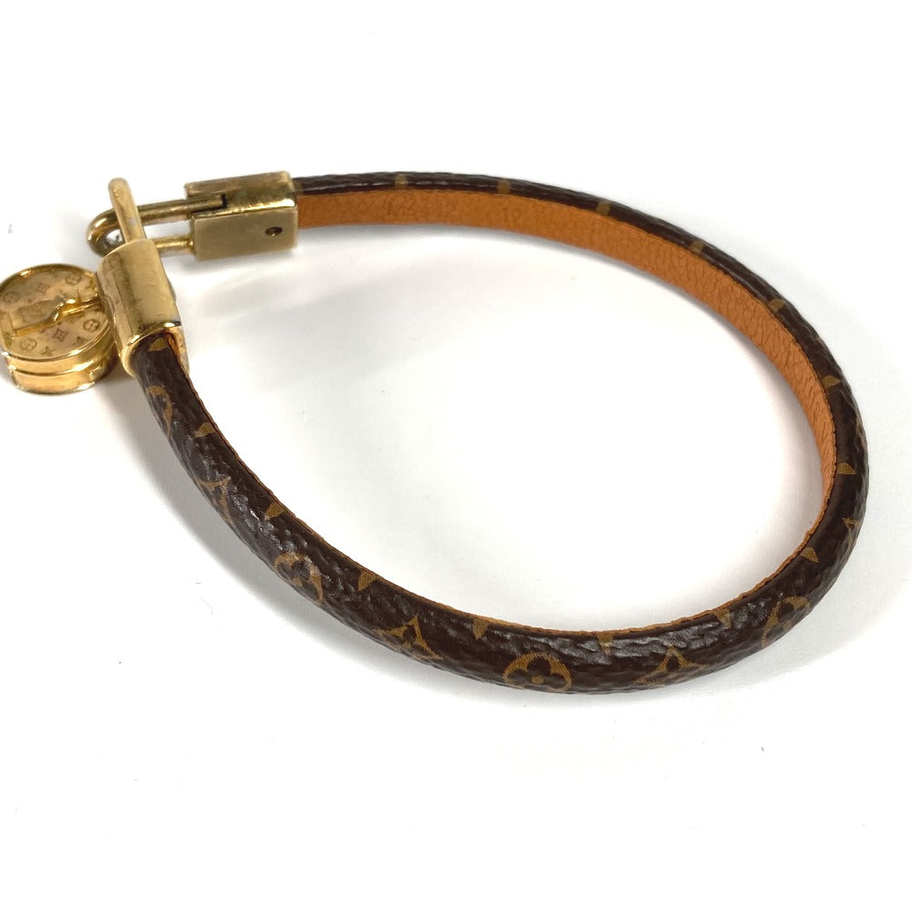 LOUIS VUITTON bracelet M6442F Monogram canvas Brown Monogram LV Tribute Bracelet Women