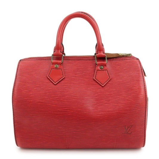 Louis Vuitton Epi Speedy 25 Hand Boston Bag Castilian Red M43017
