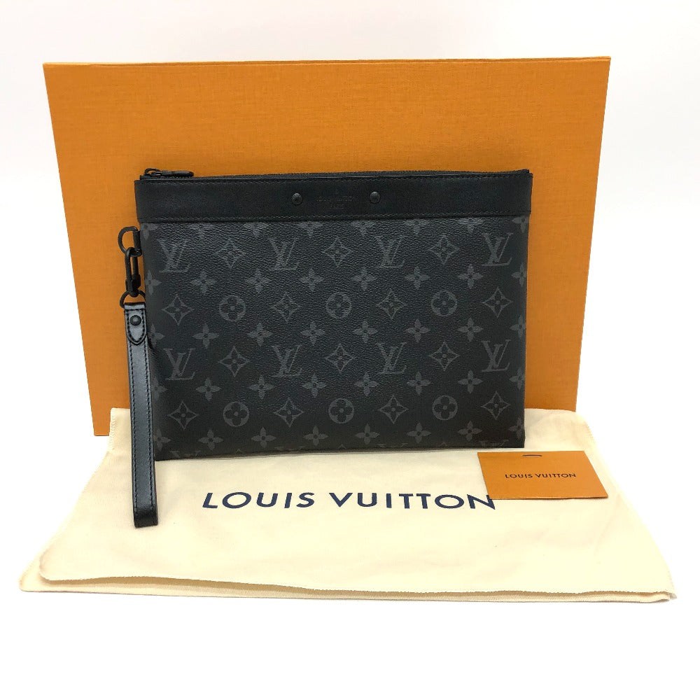 LOUIS VUITTON Clutch bag ‚l81569 Monogram Eclipse Canvas black Monogram Eclipse pochette to go mens  d