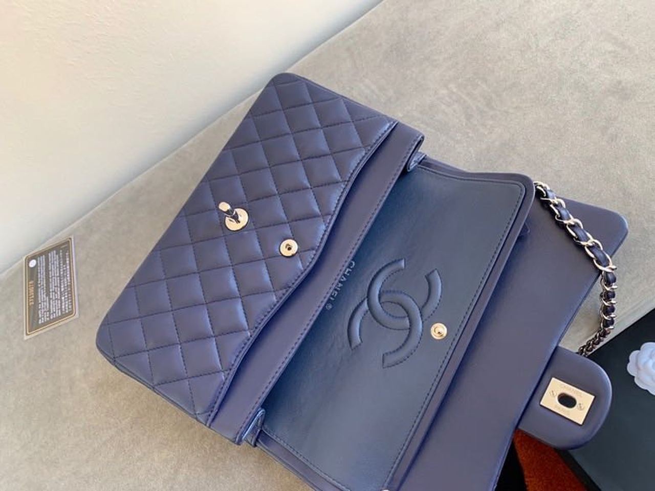 CHL Classic Handbag Navy Blue For Women Bags, Shoulder And Crossbody Bags 10.2in/26cm A01112