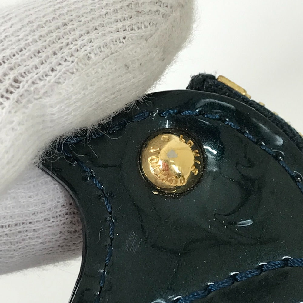 LOUIS VUITTON Coin case M91405 Monogram Vernis green Monogram Vernis Pochette Oiseau Women  d