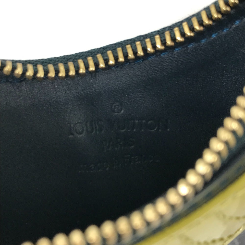 LOUIS VUITTON Coin case M91405 Monogram Vernis green Monogram Vernis Pochette Oiseau Women  d