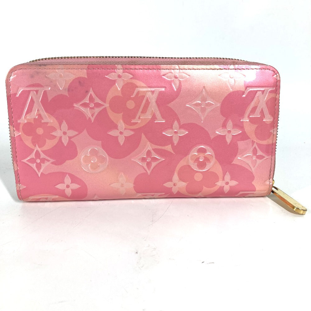 LOUIS VUITTON Long Wallet Purse M80309 Monogram Vernis pink Monogram Vernis Zippy wallet Women