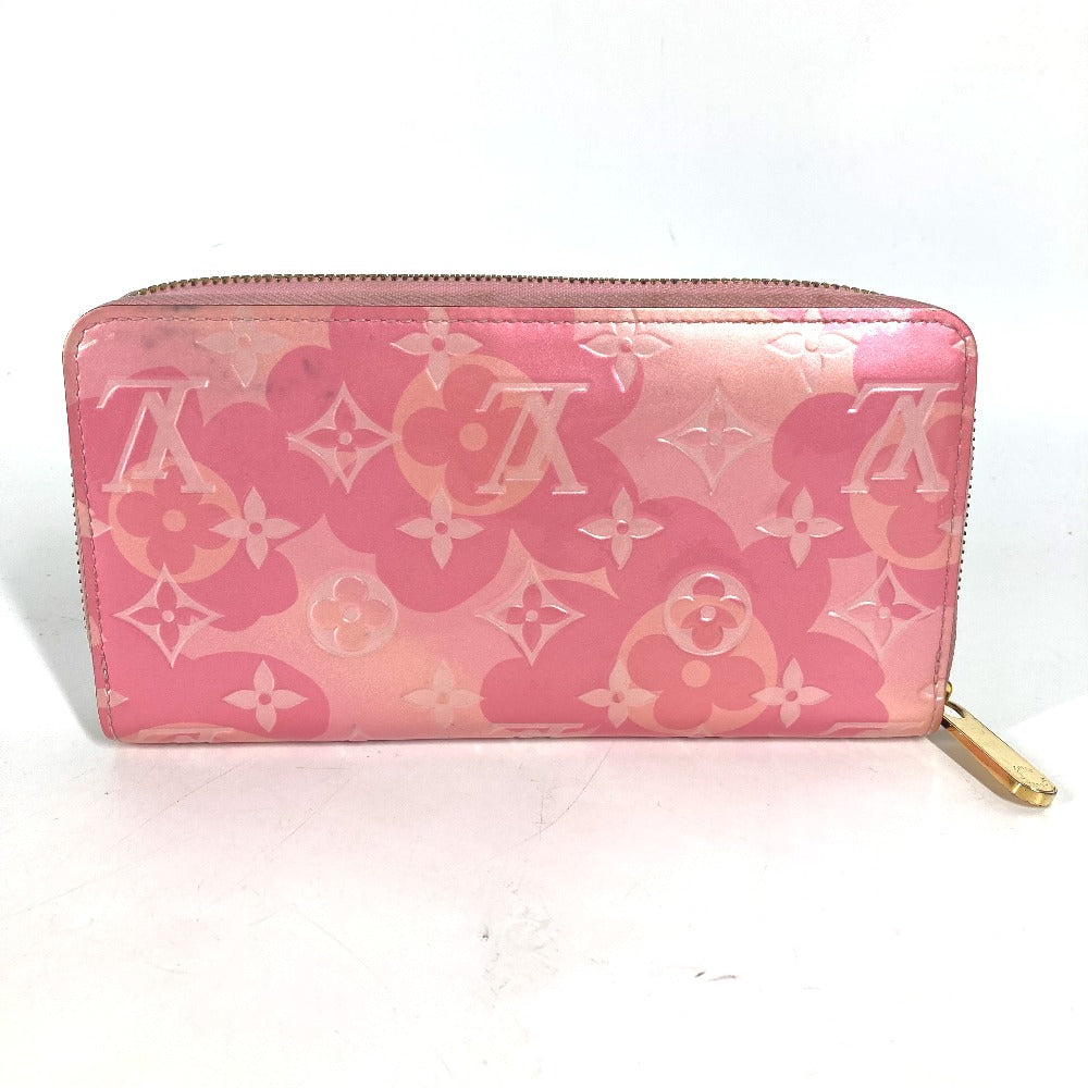 LOUIS VUITTON Long Wallet Purse M80309 Monogram Vernis pink Monogram Vernis Zippy wallet Women