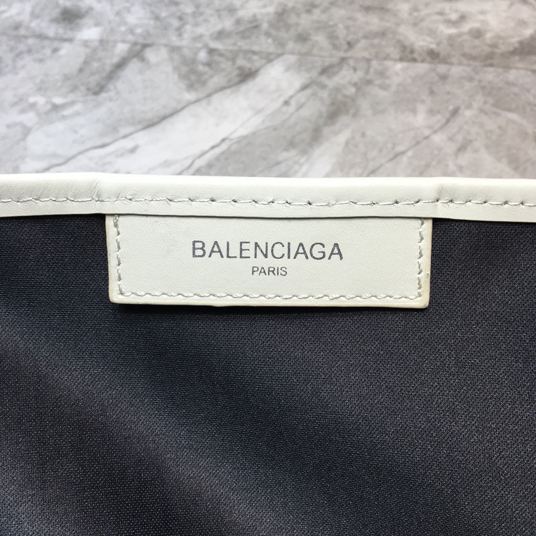 Top Quality Navy MeTop Qualityum Cabas Tote Bag In White, For Women,  Bags 14.1in/36cm