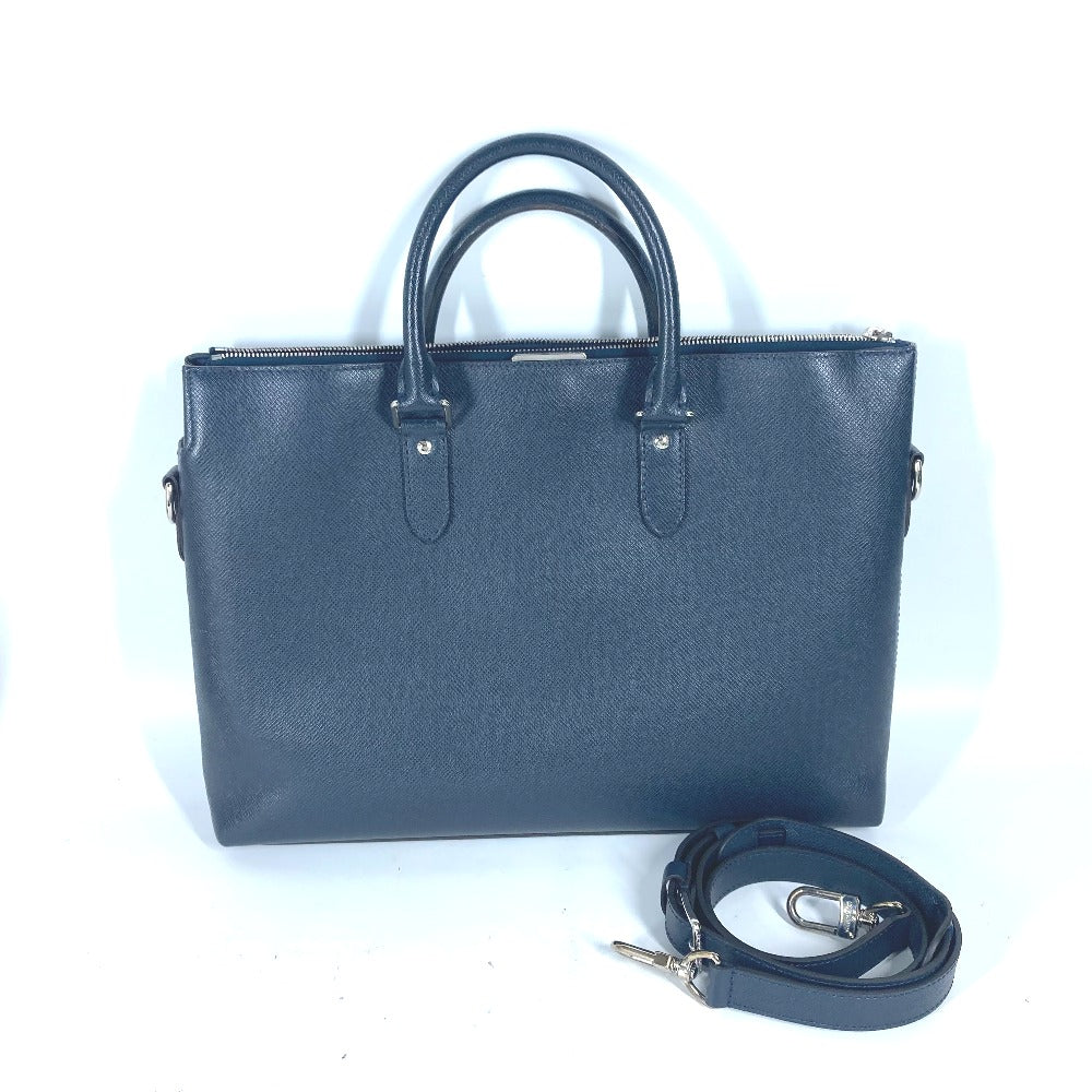 LOUIS VUITTON Business bag M33417�@ Taiga Leather Navy Taiga Anton mens