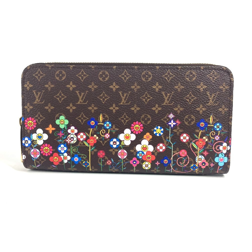 LOUIS VUITTON Long Wallet Purse M14162 Monogram canvas Brown LV × TM Monogram Japan Limited Takashi Murakami Zippy wallet